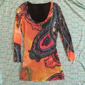 Vtg y2k mesh top 90s 00s club kid style S